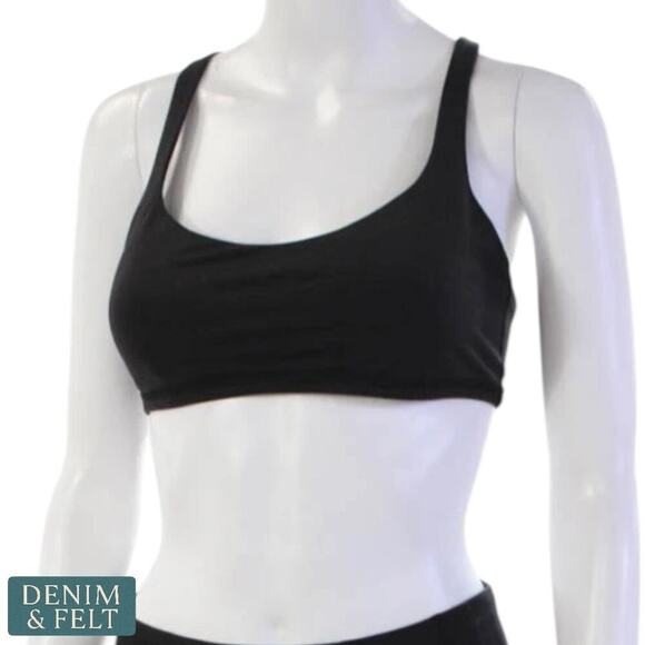 Lululemon Free To Be Bra Wild Black Strappy Back Yoga Sports Bra Size 8 - Picture 10 of 13